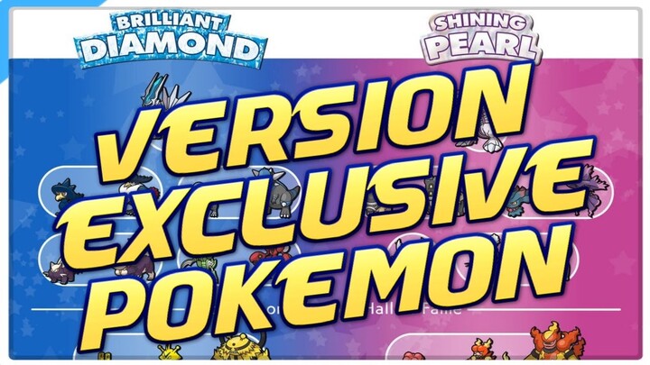 Version Exclusive Pokemon in Brilliant Diamond and Shining Pearl  Competitive BDSP Discussion