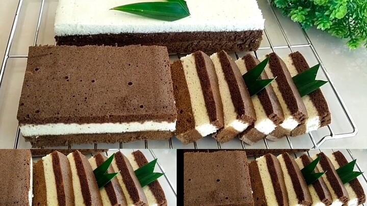 Bolu Kukus Putih Telur Tiramisu Lembut dan Enak