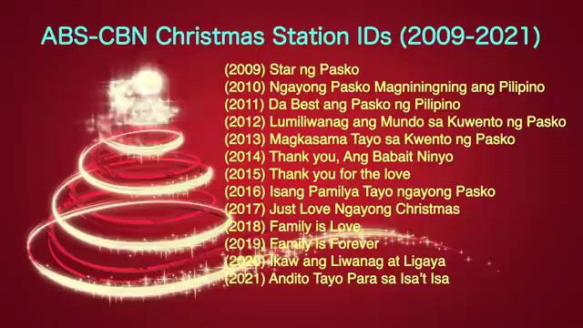 abs cbn christmas station id list