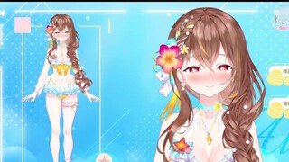 【live2d model display】When the teacher suddenly takes off her swimsuit during class? 💛