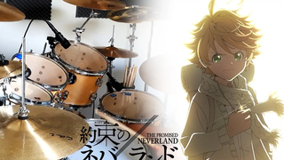 เอกลักษณ์ประจำตัว --Akiyama Kiro Kiro Akiyama The Promised Neverland OP 2 "Drum Cover"