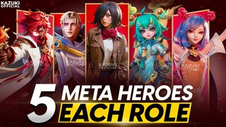 TOP 5 META HEROES FROM EVERY ROLE TO BAN OR PICK IN SEASON 31