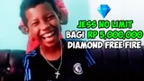 Bagi Rp5,000,000 Diamond Free Fire ke Bocil