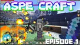 Playing Aspe Craft  EP 1  in Minecraft Pocket Edition