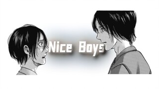 [Attack on Titan /Nice Boys] Cinta setelah dua ribu tahun