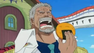 Garp thought he's gonna die in the deep sea