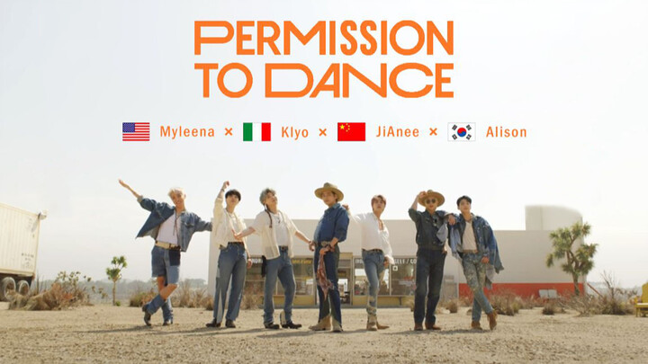 【Bts】Chinese, Korean, American, Italian Army Sing "Permission to Dance"