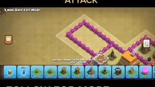 try out my new edit war base anti 3 star ⭐