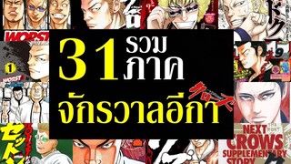 รวมทุกเรื่องราว ของ จักรวาลเรียกเขาว่าอีกา "2023" (Crows X Worst Universe) By.YS