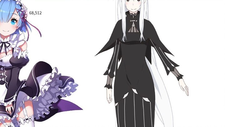 [Re:ZERO] อันดับภาพตัวละครต่างประเทศยอดนิยม (2020) เรมไม่เสถียรเหรอ?