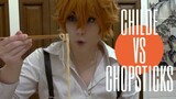 Childe VS Chopsticks 🥢 | Genshin Impact Cosplay