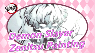 [Demon Slayer Painting] Agatsuma Zenitsu: Let's Focus And Achieve Perfection!