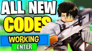 ALL *SECRET* NEW CODES IN (UNAOT) ROBLOX 2022 [Untitled Attack on Titan] (WORKINGCODES) FREE YENS