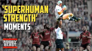 'Superhuman' rugby moments