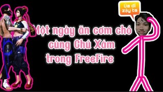 Một ngày ăn cơm chó cùng Chú Xám trong FreeFire | Chú Xám #shorts