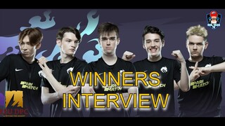 TEAM SPIRIT VS RUNE EATERS- WINNERS INTERVIEW- MIRA- DPC EEU TOUR 3 SUMMER 2022 BTS DOTA 2