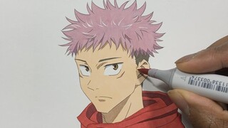 วิธีการวาด Yuji Itadori ง่าย - Jujutsu Kaisen