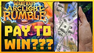 Is Arclight Rumble PAY TO WIN?! - Warcraft Arclight Rumble (WAR)