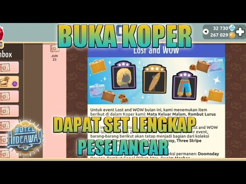 BUKA KOPER DAPAT SET LENGKAP PESELANCAR - Hotel Hideaway