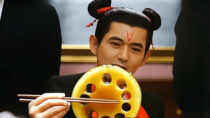 When the God of Gamblers took out Nezha to reshape his golden body, the lotus root left over by his 