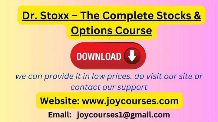 Dr. Stoxx – The Complete Stocks & Options Course