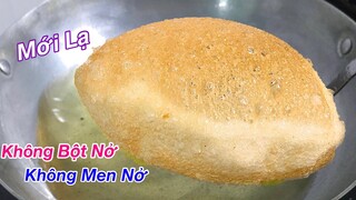 Bánh Tiêu quả bóng mới lạ, không dùng bột mì, không men nở, ngoài giòn trong dẻo cực ngon