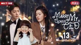 Marry My Genius CEO💘EP13 | #zhaolusi #xiaozhan |Pregnant bride escaped from wedding and ran into CEO