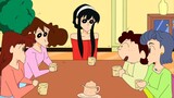 [Crayon Shin-chan] Afternoon tea with the wives—— SPY×FAMILY