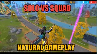 SOLO VS SQUAD 11 KILL NATURAL GAMEPLAY❗❗