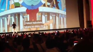 The live video of the overseas One Piece theatrical version STAMPEDE premiere, the atmosphere is so 