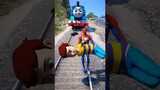 GTAV: RUDRA SAVED BY SPIDER-MAN FROM THOMAS THE TRAIN #shorts #trains