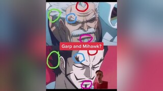 Mihawk stole Garp style onepiece anime animetiktok mugiwara goatpiece luffy zoro sanji nami usopp s