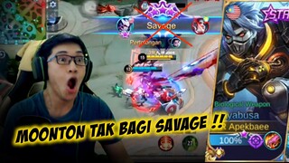 AUTO SAVAGE SKIN STARLIGHT HAYABUSA !! TAPI MOONTON KEDEKUT NAK BAGI !! MLBB GAMEPLAY