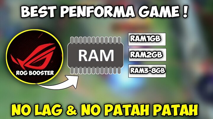 WAR LANCAR ! CARA MENGATASI LAG DAN PATAH PATAH MOBILE LEGENDS | GAME BOOSTER ML ANTI PATAH PATAH