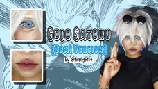 TUTORIAL MAKE-UP LOOKS FEM! GOJO SATORU COSPLAY [JUJUTSU KAISEN] BY ME