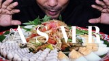ASMR:ตำถาด Papaya Salad (EATING SOUNDS)|COCO SAMUI ASMR #กินโชว์#ตำถาด#ส้มตำ