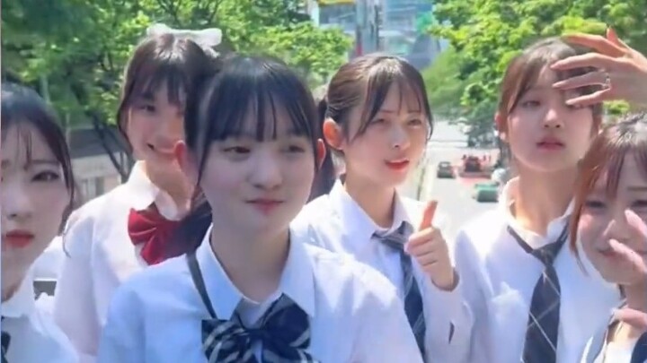 The mental state of Japanese girls' high school! #日本女高中生#二元#元气