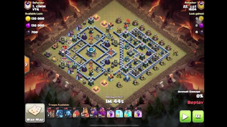 TH12 ĐÁNH NÁT TH13 MAX CẤP ĐỘ - COMBO DỊ TRUNG QUỐC MỚI NGHĨ RA Clash of clans - Trận 1 #game