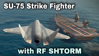 Modern Warships: SU-75 Strike Fighter with RF SHTORM online match gameplay.