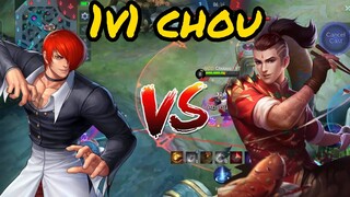 1 V 1 CHOU MLBB | IORI YAGAMI VS DRAGON BOY | WHO WILL WIN? | 1000 DIAMONDS GIVEAWAY