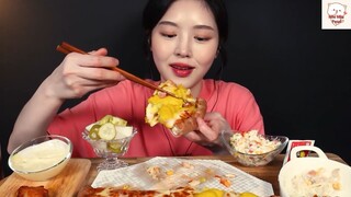 Thưởng thức Pizza siêu ngon 3 #MiuMiuFood