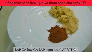 cách làm lạp gà thơm ngon