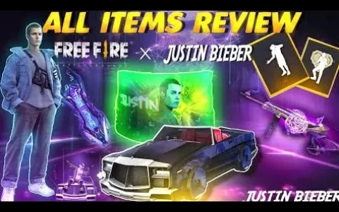 FREE FIRE X JUSTIN BIEBER บทวิจารณ์แบบเต็ม คอลเลคชั่นครบรอบ 5 ปี FF กิจกรรมใหม่