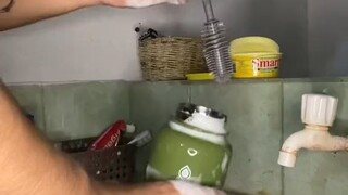 correct cleaning steps of tumbler