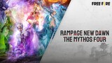 The Mythos Four Rampage New Dawn yang segera hadir di Free Fire!