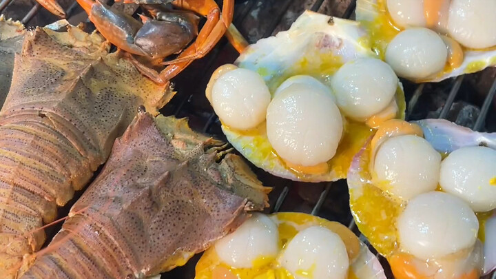 Makanan Thailand: Prasmanan Makanan Laut Tepi Jalan Makanan Laut Gratis Makanan Laut Lokal Cara yang