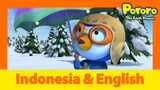 Belajar Bahasa Inggris l Hari Bersalju l Animasi Indonesia | Pororo Si Penguin Kecil