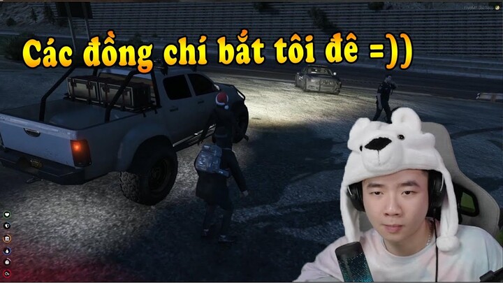 GTA 5 Roleplay - Tín Dubai giải cướp test nghiệp vụ anh em trong đồn