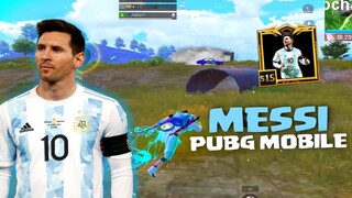 MESSI IN PUBG MOBILE 🤯🔥 | World Cup Update ⚽️🤍 | IPAD MINI 5 | PUBGM Montage