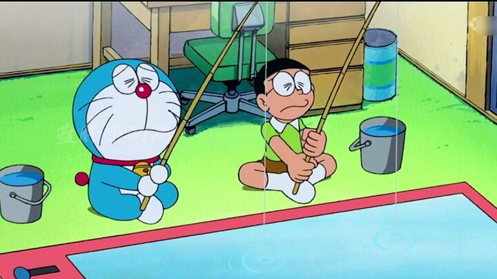 Fatty Lan dan Nobita sebenarnya mengeluarkan alat ini untuk memancing